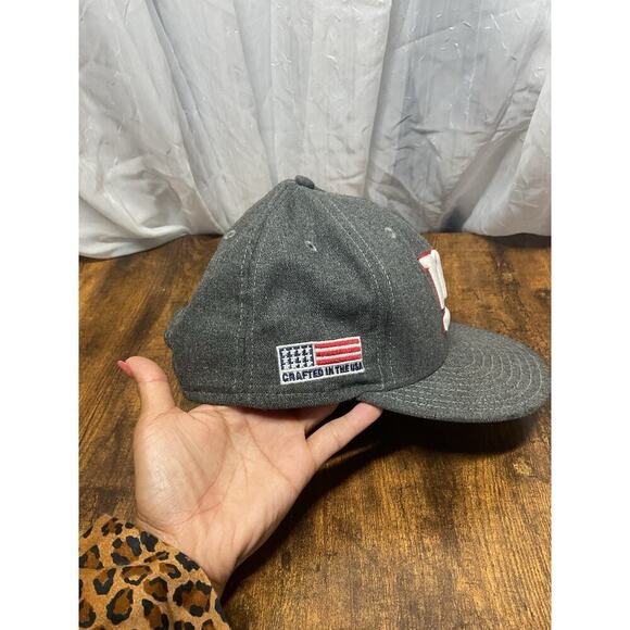NEW ERA NY GIANTS CRAFTED IN USA flag patch 9FIFTY SNAPBACK HAT GRAY CAP NFL - Picture 2 of 10